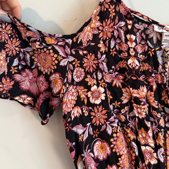 Love, Fire | Floral Patterned Open Arm Dress - Picture 8 of 14